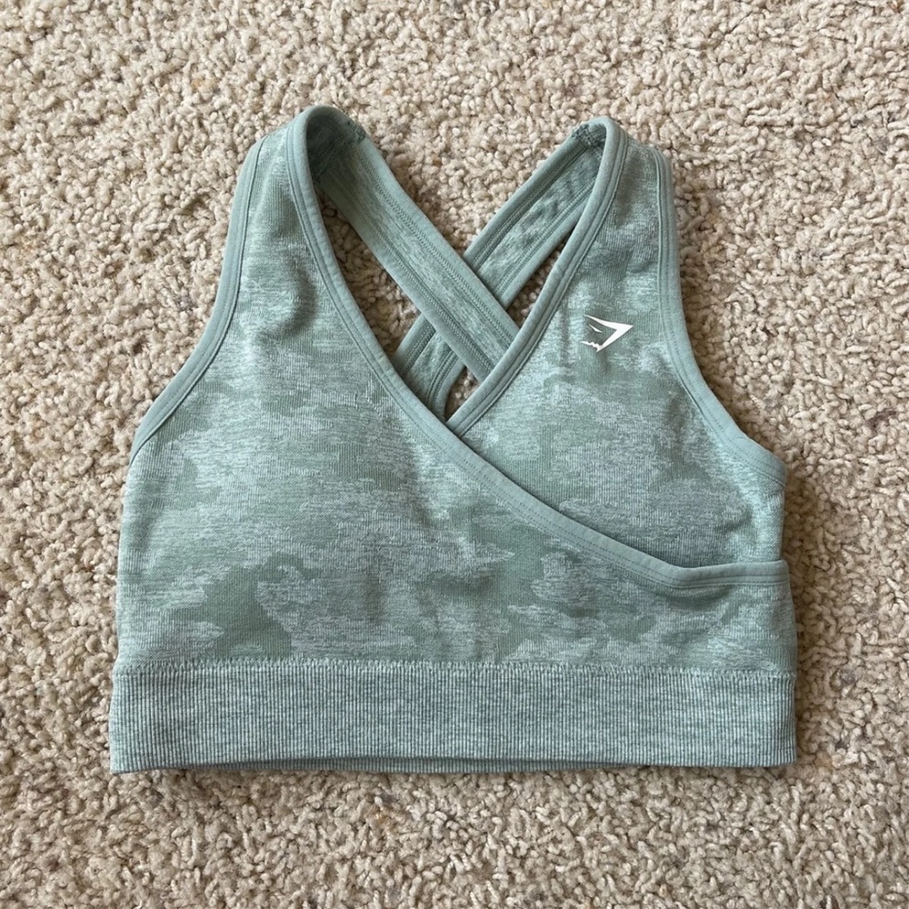 Gymshark Camo Seamless Sports Bra